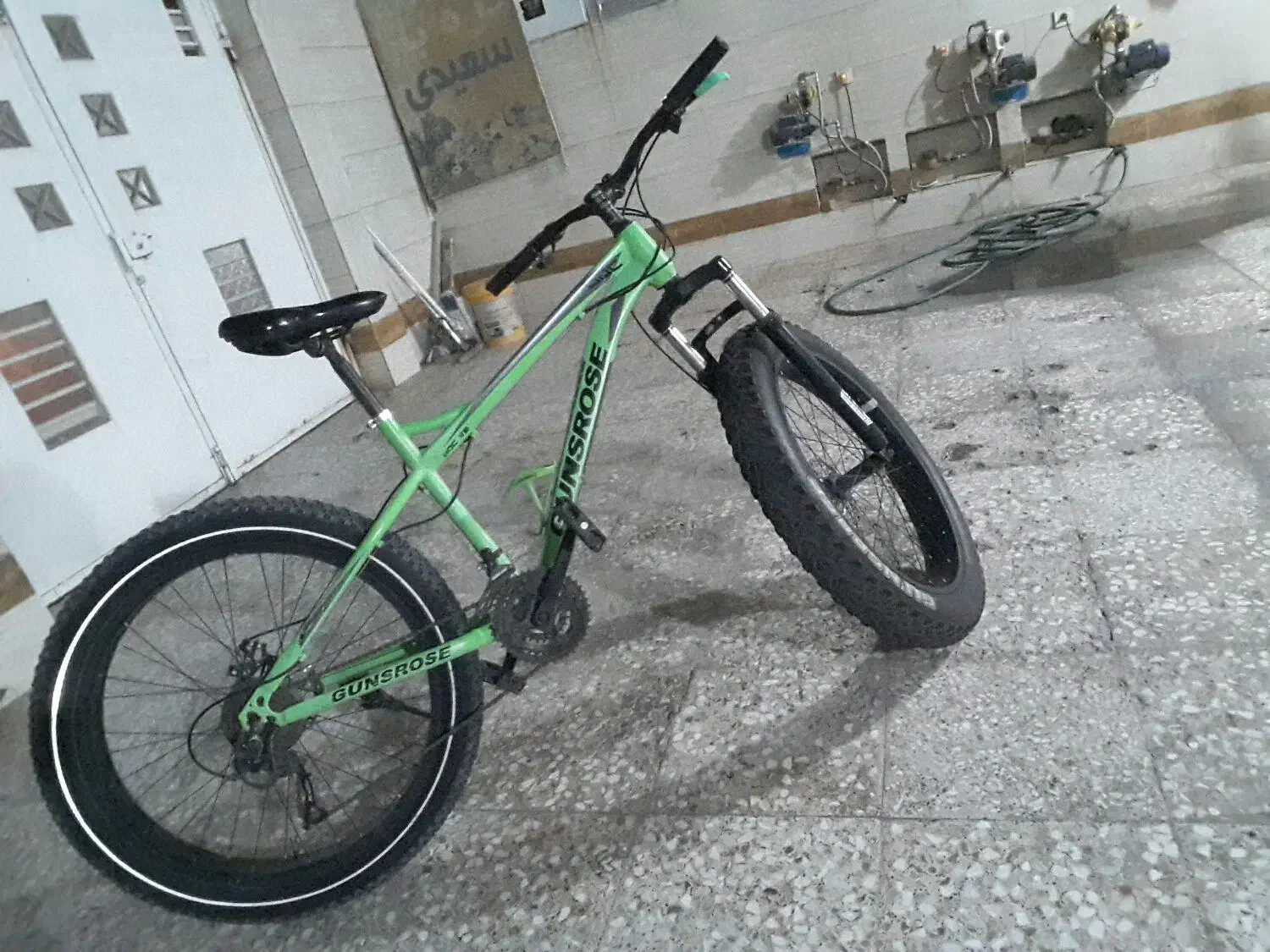 دوچرخه گانسروس لاستیک پهن  سایز 26 بزرگ|دوچرخه، اسکیت، اسکوتر|اهواز, کیانشهر|دیوار