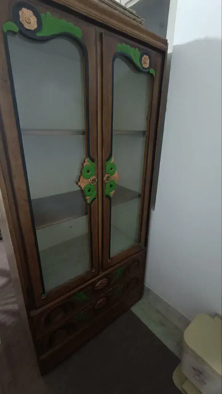 ویترین یا کتابخانه چوبی|بوفه، ویترین، کنسول|قم, عمار یاسر|دیوار