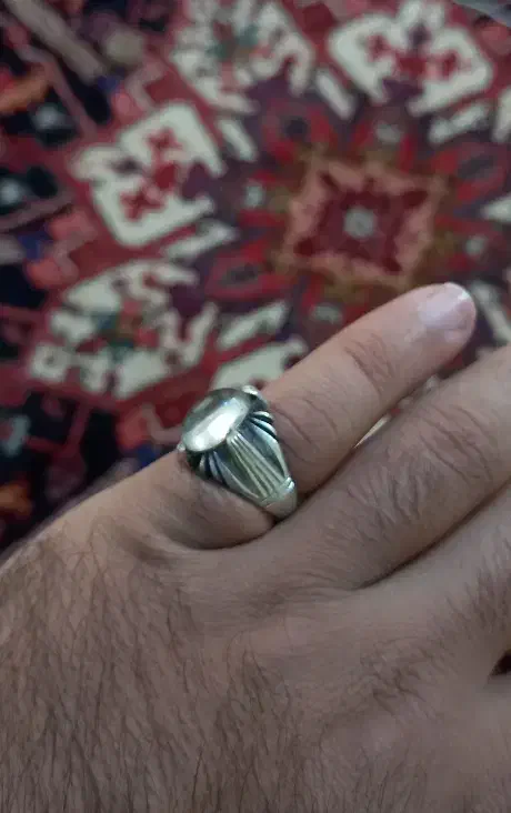 انگشتر نقره دور نجف کاملا دست ساز|کلکسیون اشیاء عتیقه|قم, پردیسان|دیوار