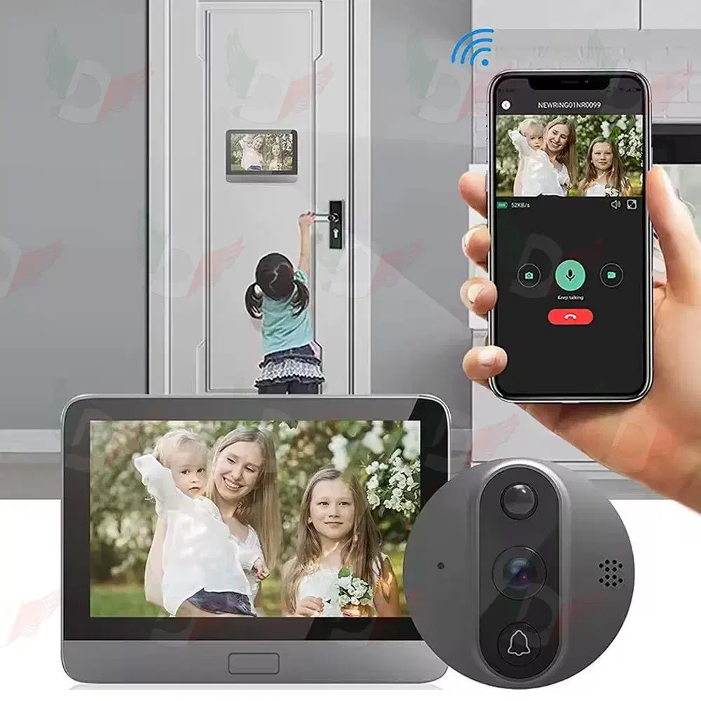 دوربین چشمی درب مانیتور دار مدل Wi-Fi C4|دوربین مداربسته|تهران, فردوسی|دیوار