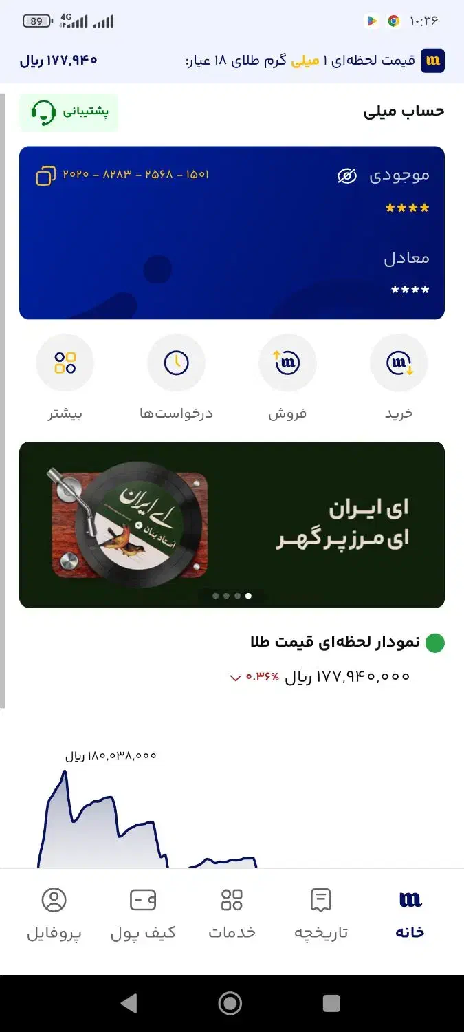 milli-f0tuu|کارت هدیه و تخفیف|لردگان, |دیوار