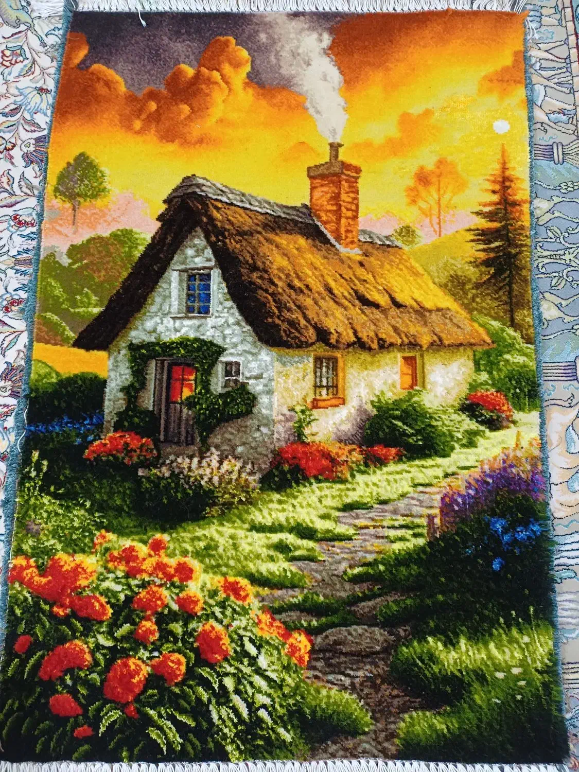 تابلو فرش کلبه رویایی|تابلو فرش|تبریز, |دیوار