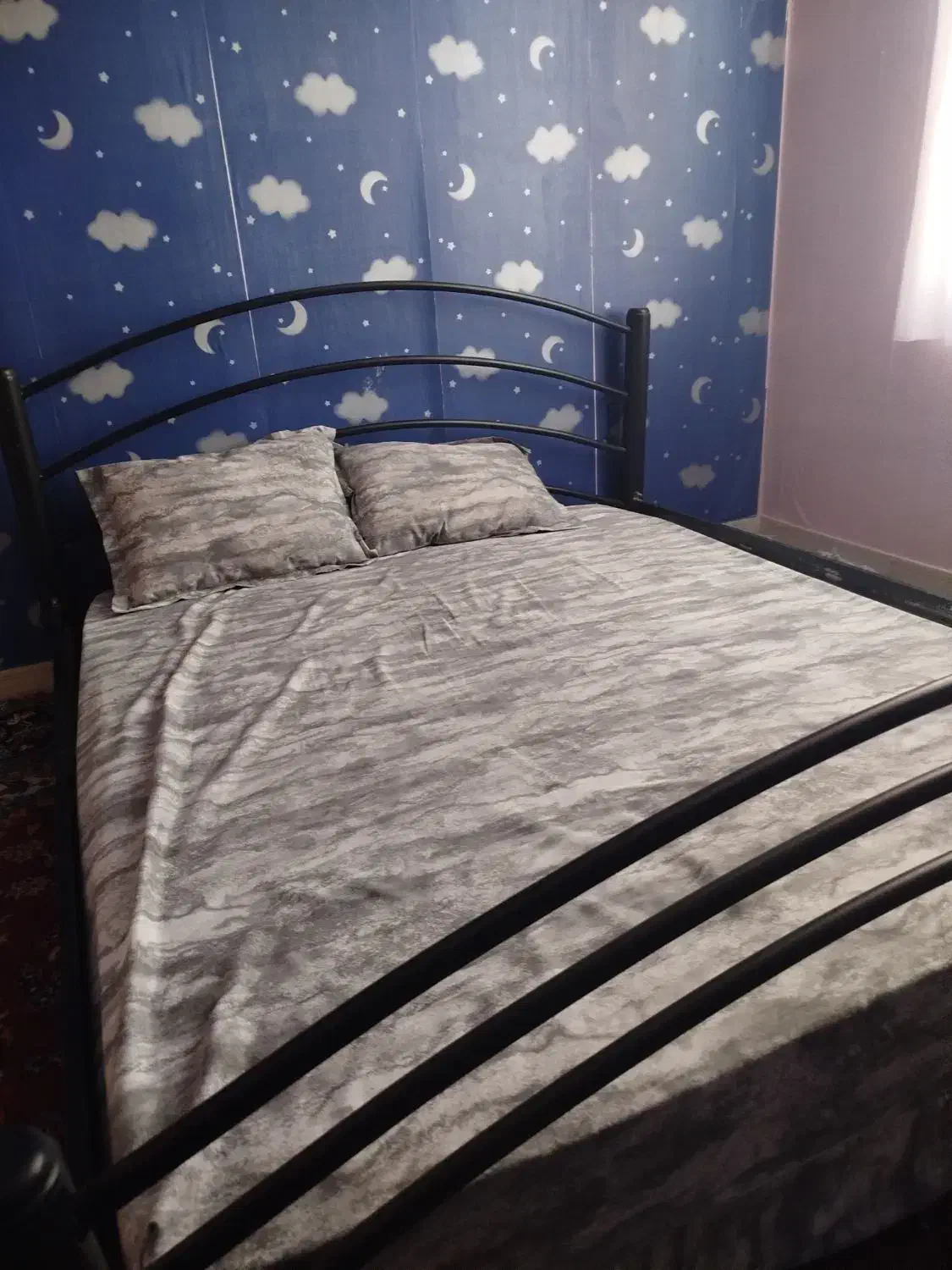 تخت دو نفره فلزی|تخت و سرویس خواب|اراک, |دیوار