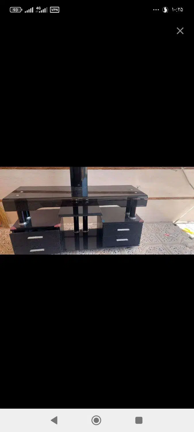 میز شیشه ای جنس ترک نشکن|میز تلویزیون|یاسوج, |دیوار