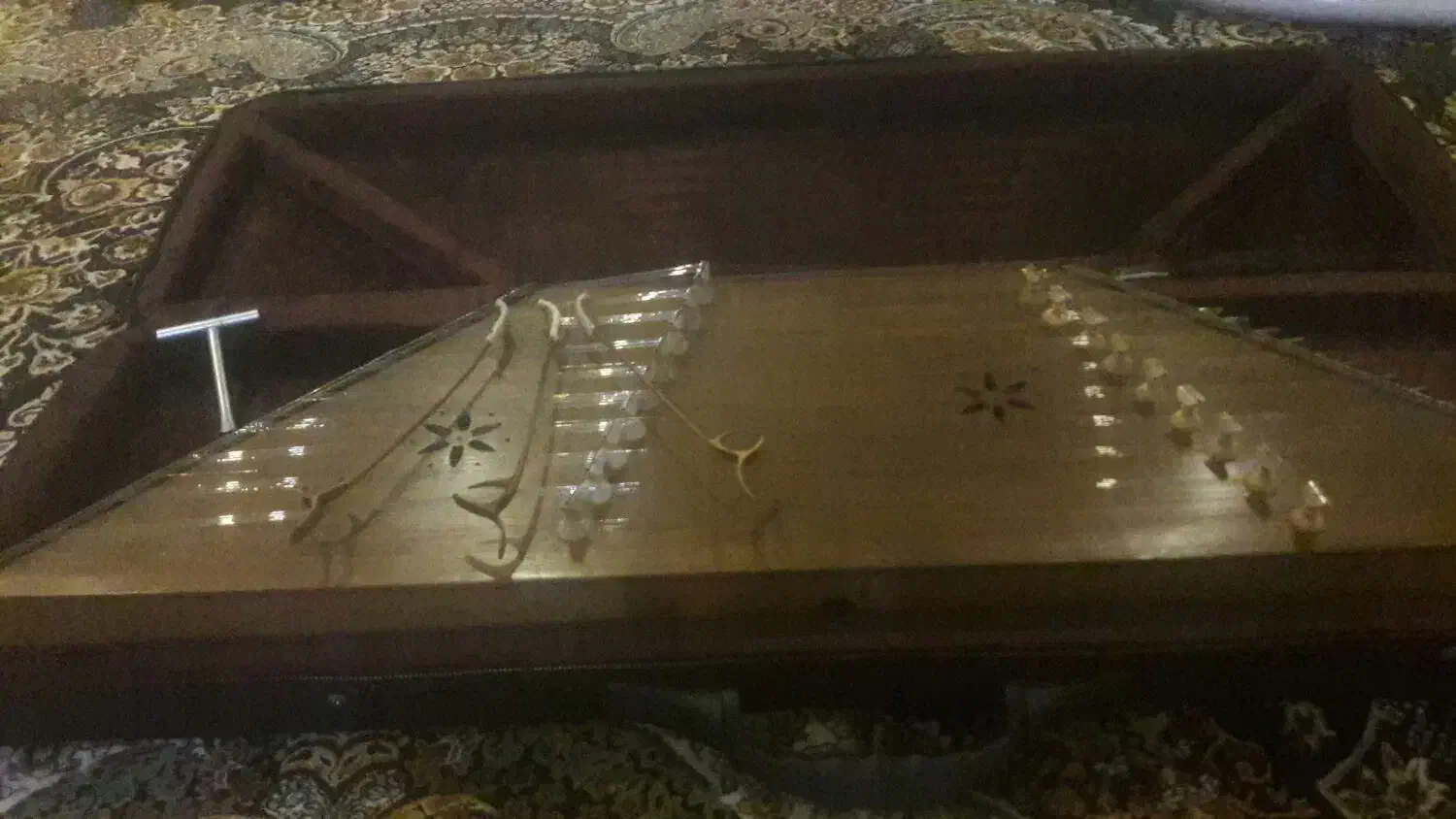 سنتور (علیرضا عطایی) با کیف و کتاب آموزش نوازندگی|سازهای سنتی|نمین, |دیوار