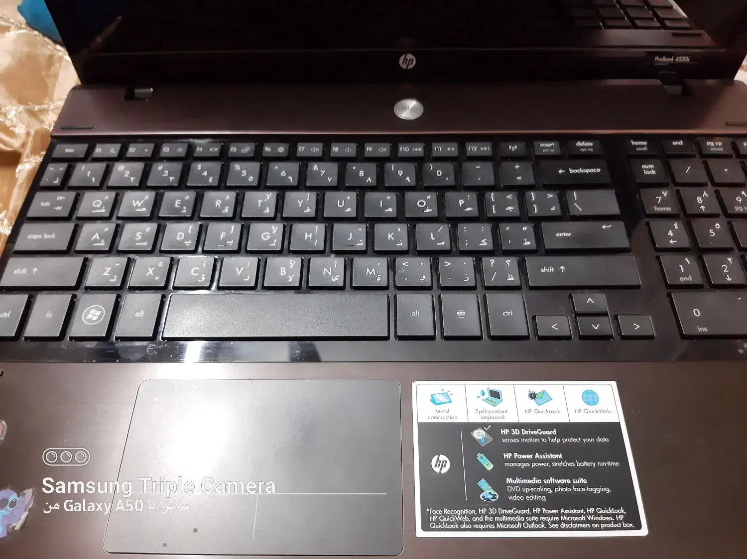 لپ تاپ HP|رایانه همراه|بومهن, |دیوار