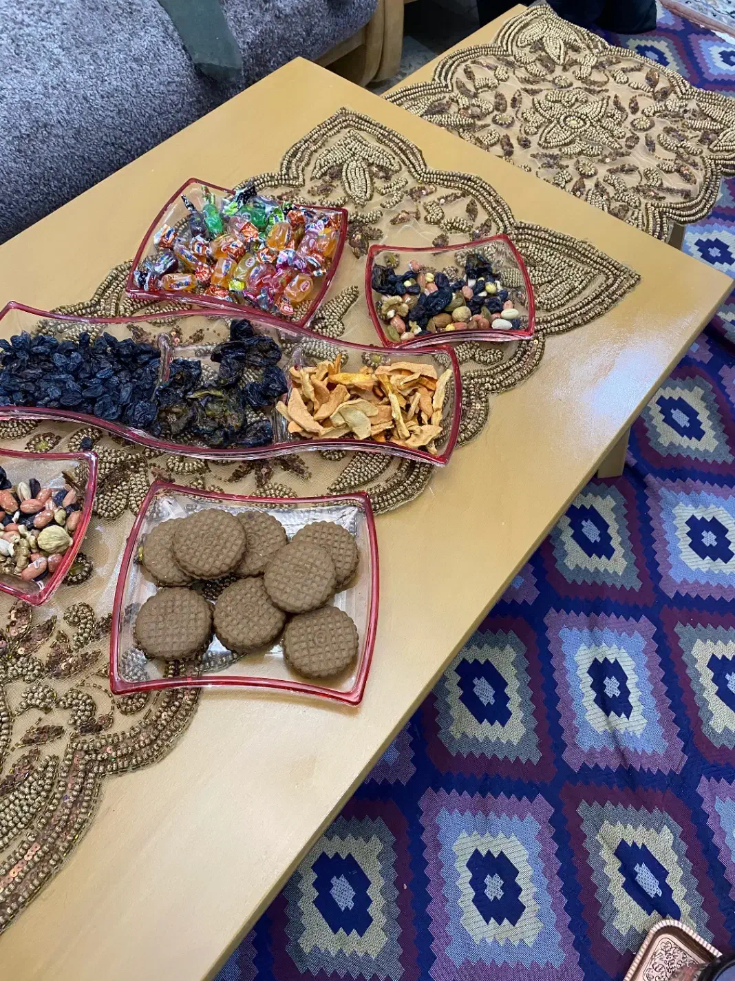 رومیزی هندی نونو|صنایع دستی و سایر لوازم تزئینی|تهران, امیریه|دیوار