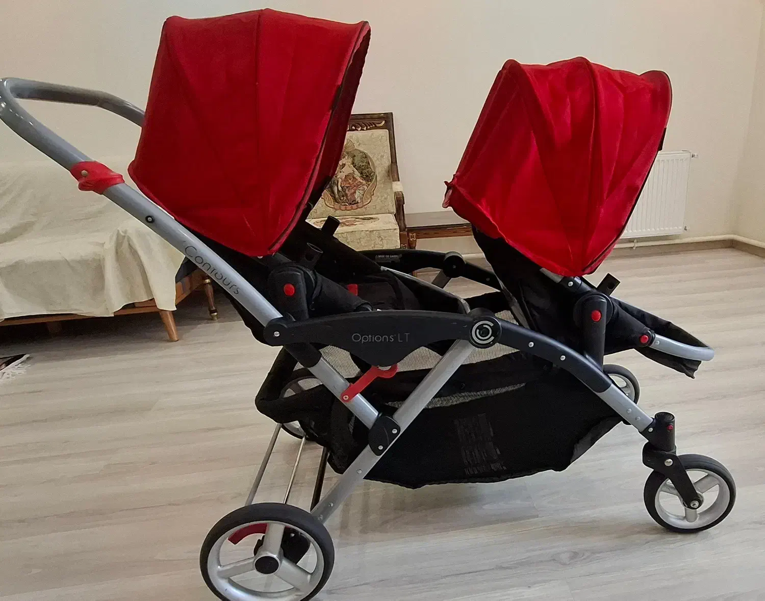 کالسکه دوقلو برند کانترز آپشن ایتالیایی|کالسکه و لوازم جانبی|تبریز, |دیوار