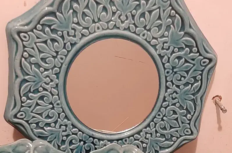 آینه سفالی|آینه|ملایر, |دیوار