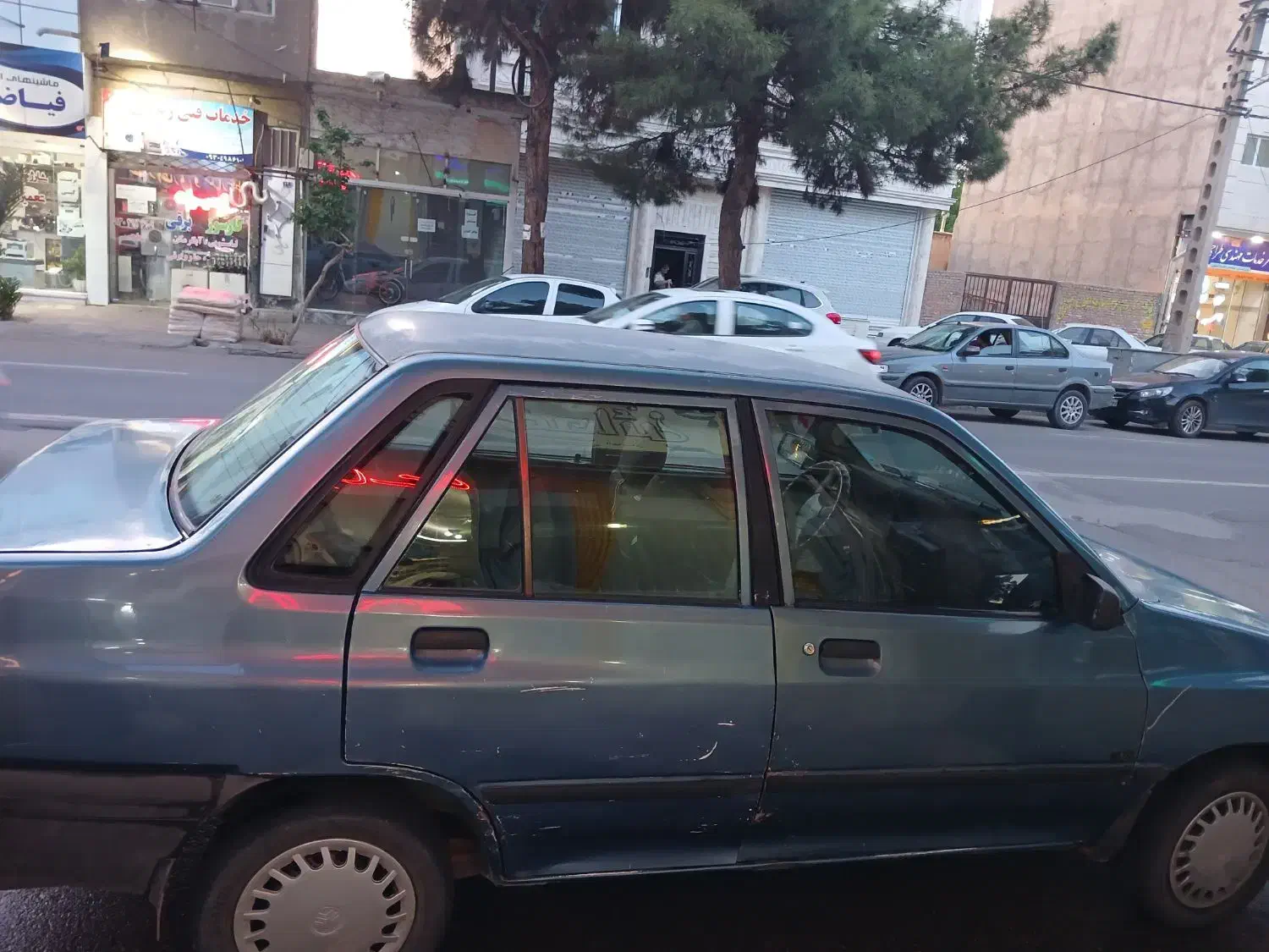 پراید ۸۴ صبا آبی اطلسی معاوضه با پراید وانت|خودرو سواری و وانت|گناباد, |دیوار