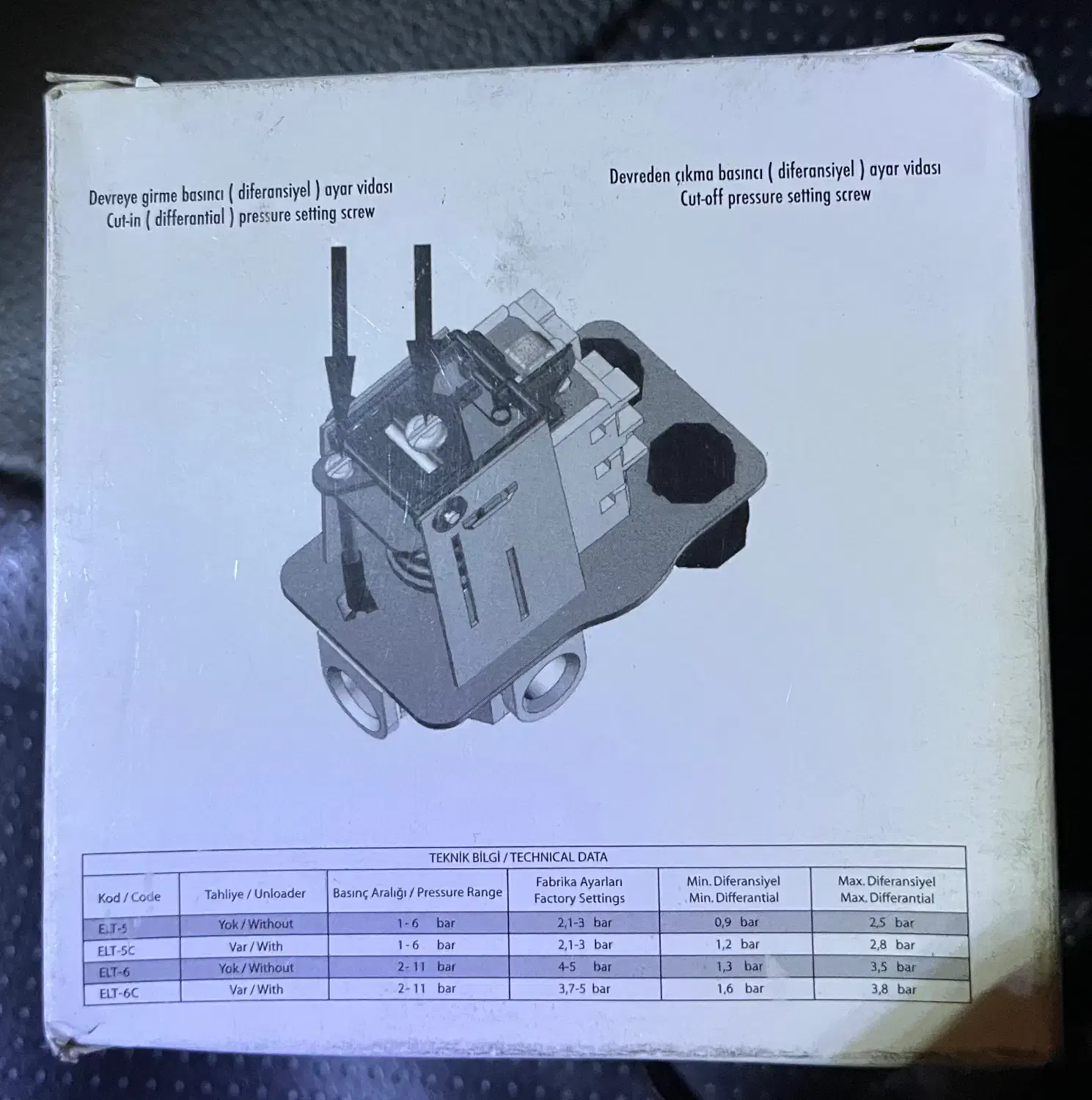 پرشر سوییچ|ماشینآلات صنعتی|هشتگرد, شهرک اداری|دیوار