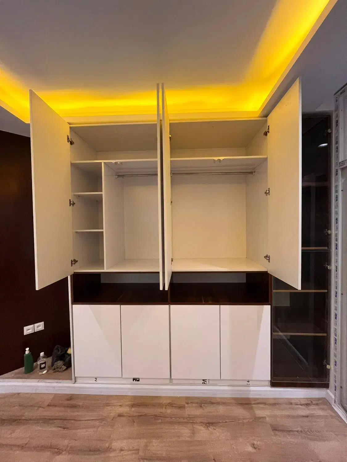 کمد دیواری باکسی درب لولایی کمدلباسی|جاکفشی، کمد، دراور|خاوران, |دیوار