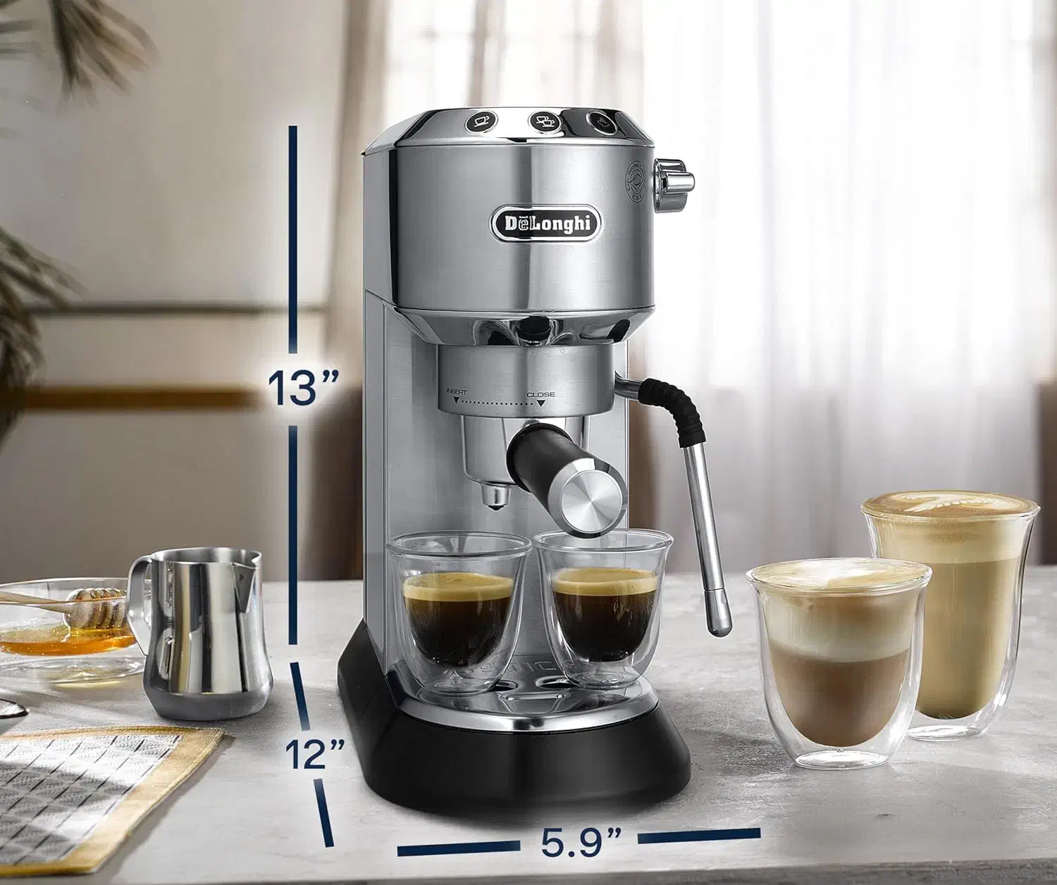 اسپرسوساز دلونگی مدل 885 تضمین اصالت کالا|سماور، چای‌ساز، قهوه‌ساز|تهران, امین حضور|دیوار