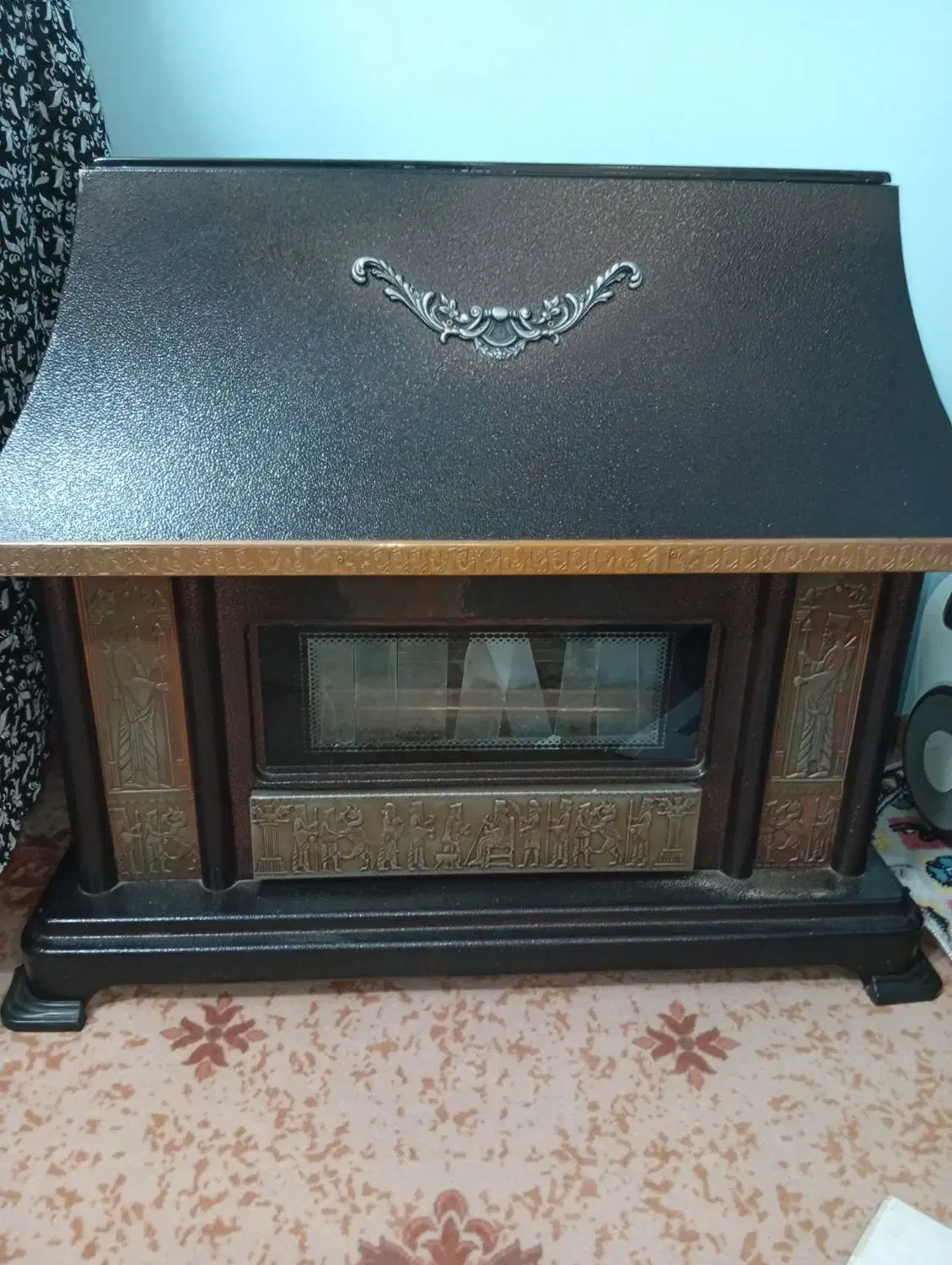 بخاری شومینه بزرگ|بخاری، هیتر، شومینه|اراک, |دیوار