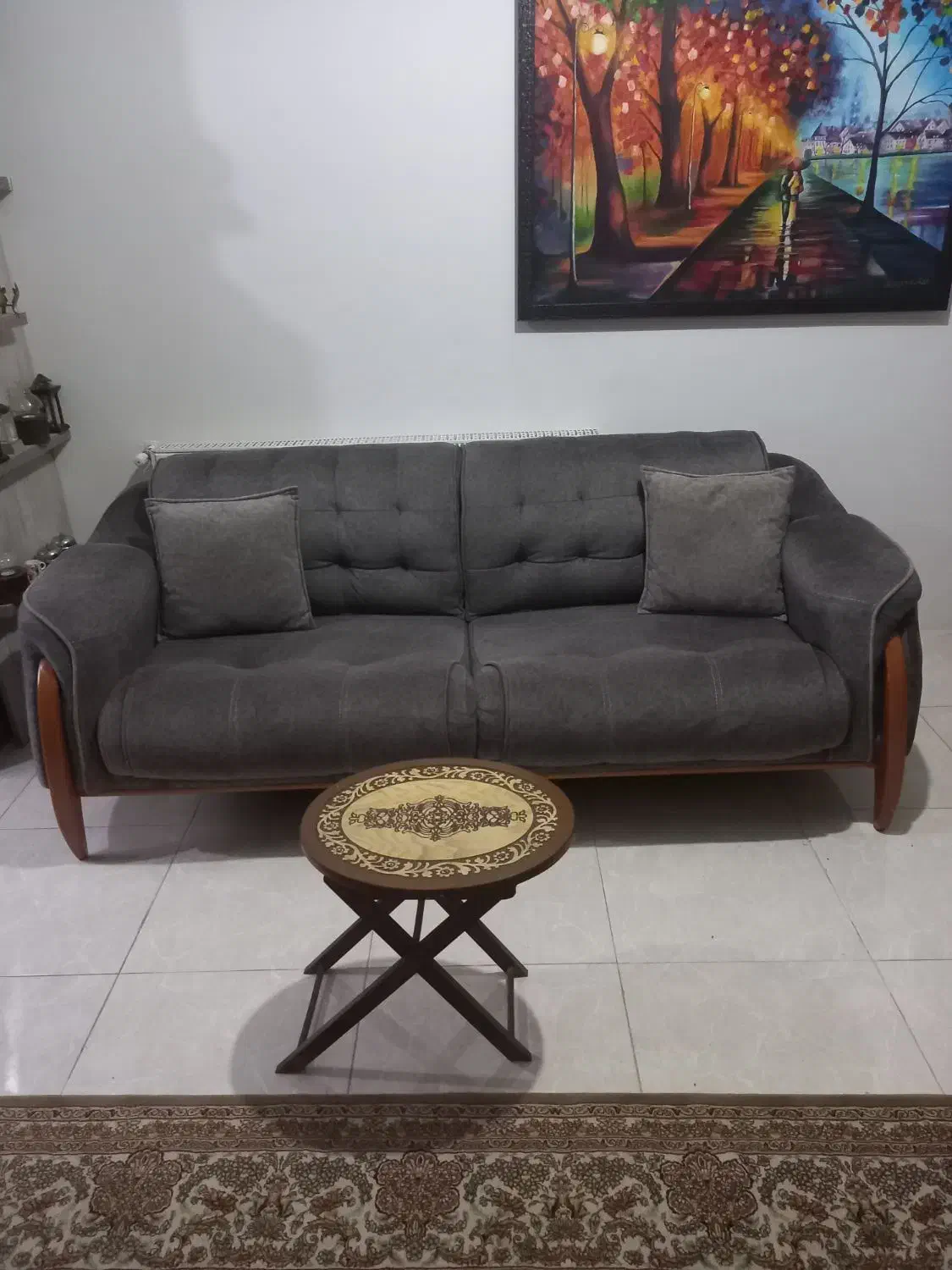 مبل ۸ نفره کاملا سالم در حد نو|مبلمان خانگی و میز عسلی|آستارا, |دیوار