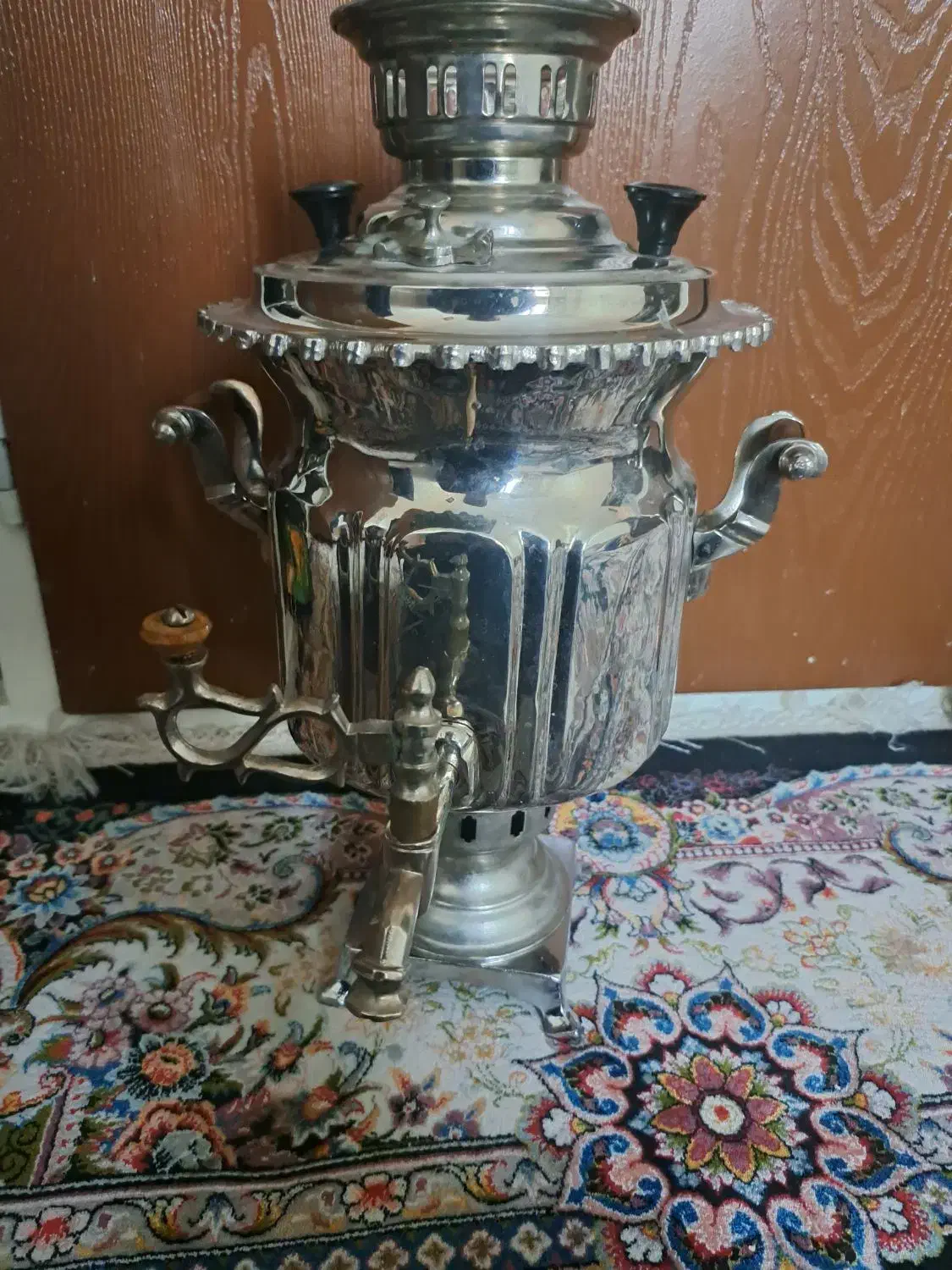 سماور زغالی  آنتیک الشتر|کلکسیون اشیاء عتیقه|خرم‌آباد, |دیوار