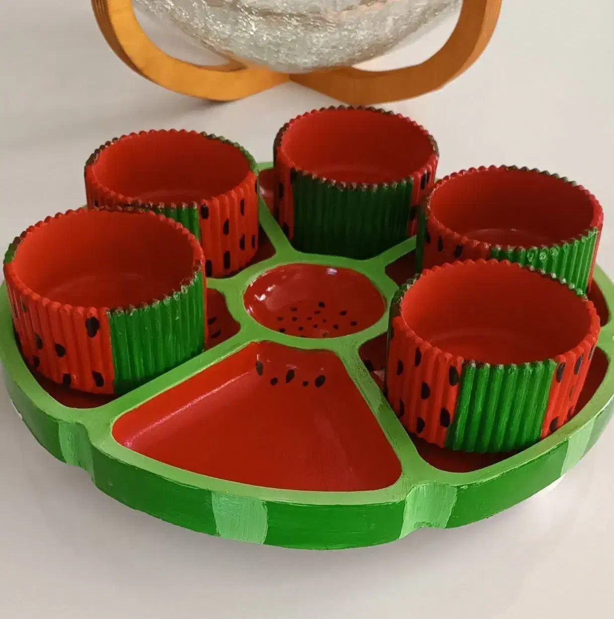 ظروف پذیرایی هندوانه شب یلدا|ظروف سرو و پذیرایی|چناران, |دیوار