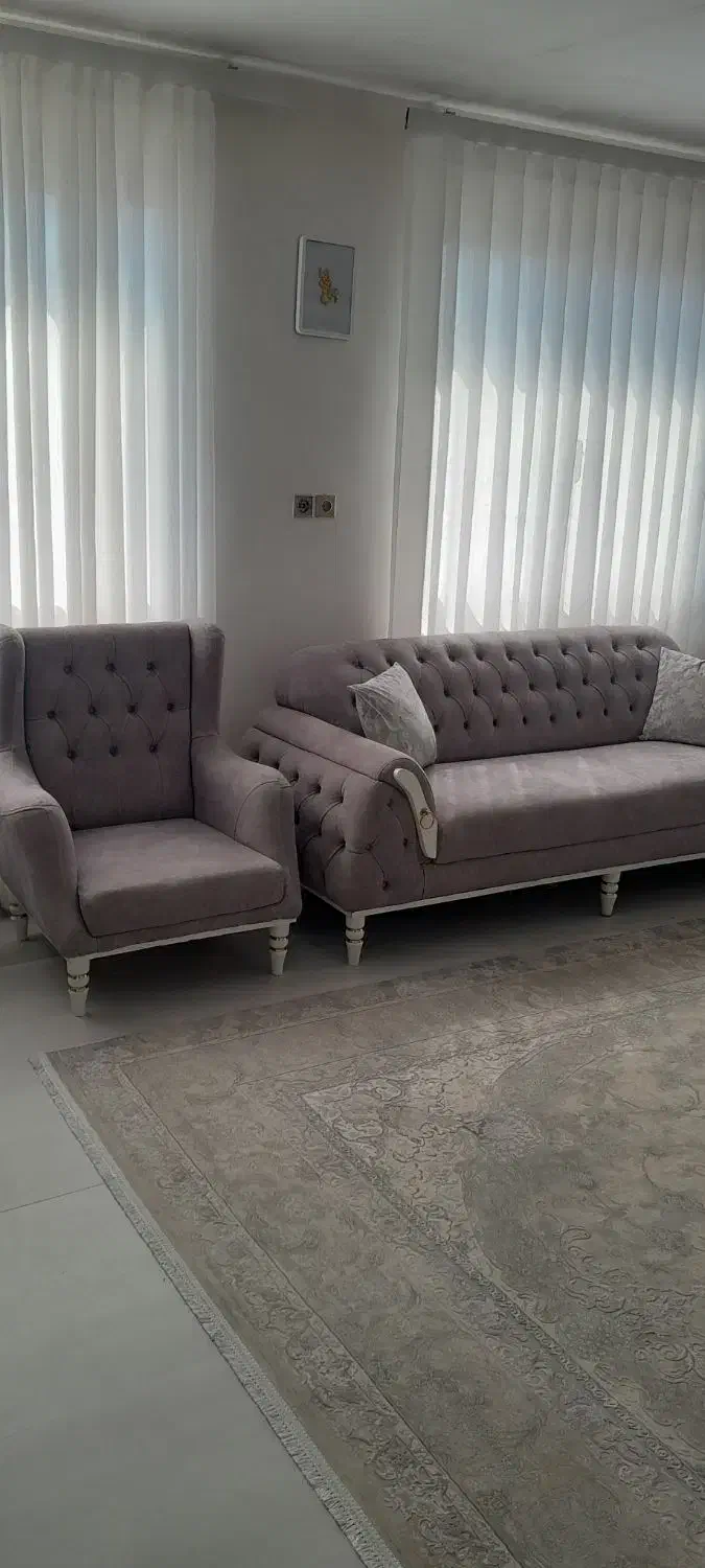 مبل ۷ نفره چستر|مبلمان خانگی و میز عسلی|سنگر, |دیوار