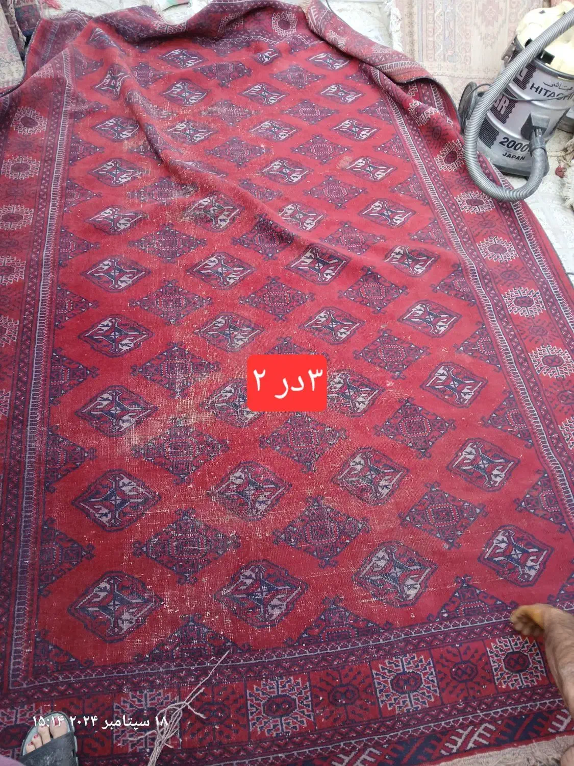 فرش دست بافت  کارکرده|فرش|کرج, شهرک بهارستان|دیوار