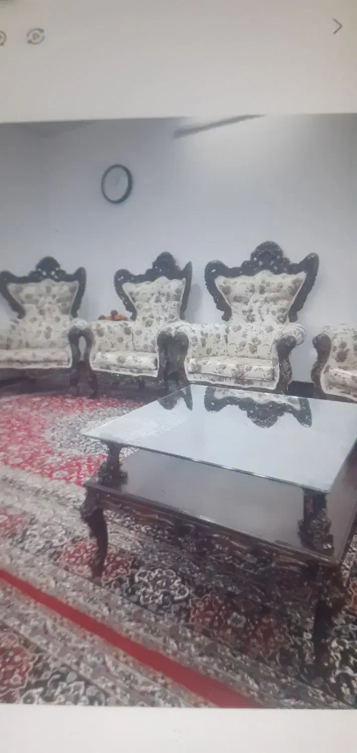 مبل سلطنتی|مبلمان خانگی و میز عسلی|قم, شهرک فاطمیه|دیوار