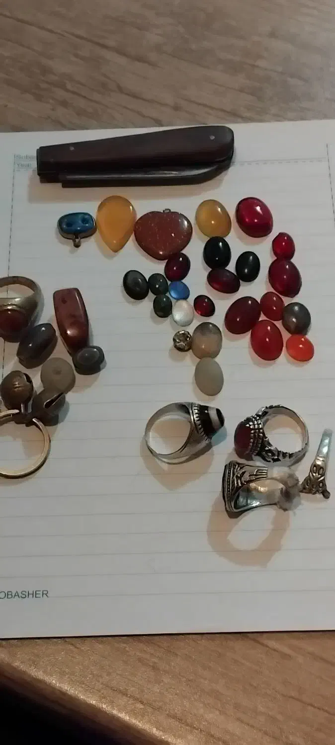 انواع انگشتر ونگین|جواهرات|شهرکرد, |دیوار