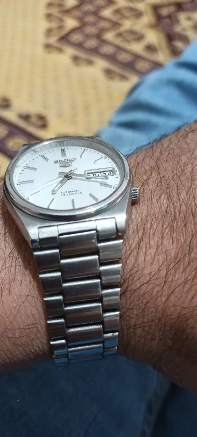 ساعت سیکو ۵ نبضی اتوماتیک اصل ژاپن قدیمی|ساعت|قم, حاج زینل|دیوار