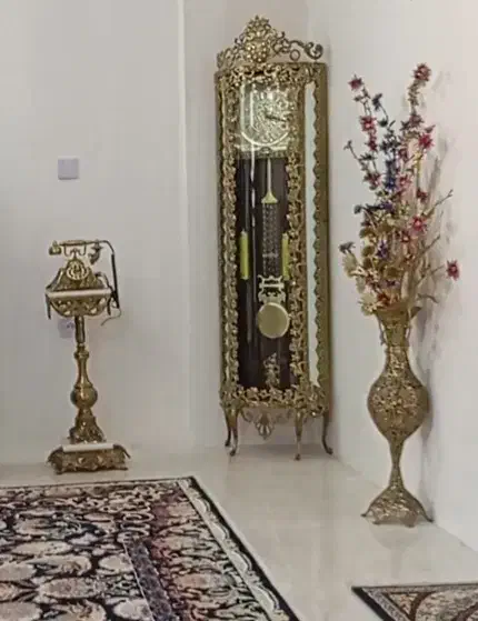 ساعت گلدون تلفن برنجی|ساعت دیواری و تزئینی|رباط‌کریم, نصیرشهر|دیوار