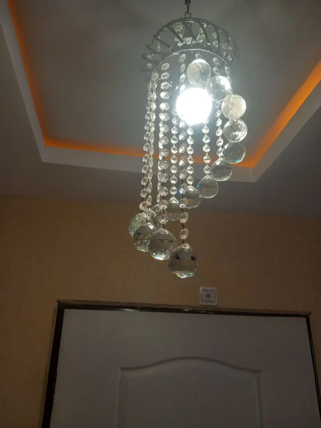 کریستال اصل|لوستر و چراغ آویز|هشتگرد, شهرک پارسیان|دیوار