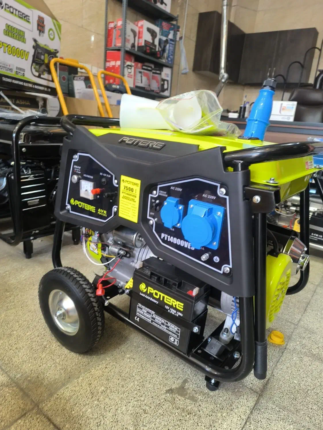 موتوربرق پوتر ۳۸۰۰ و۱۰۰۰۰،موتور برق گریین سبز|ماشین‌آلات صنعتی|کرج, شیخ آباد|دیوار