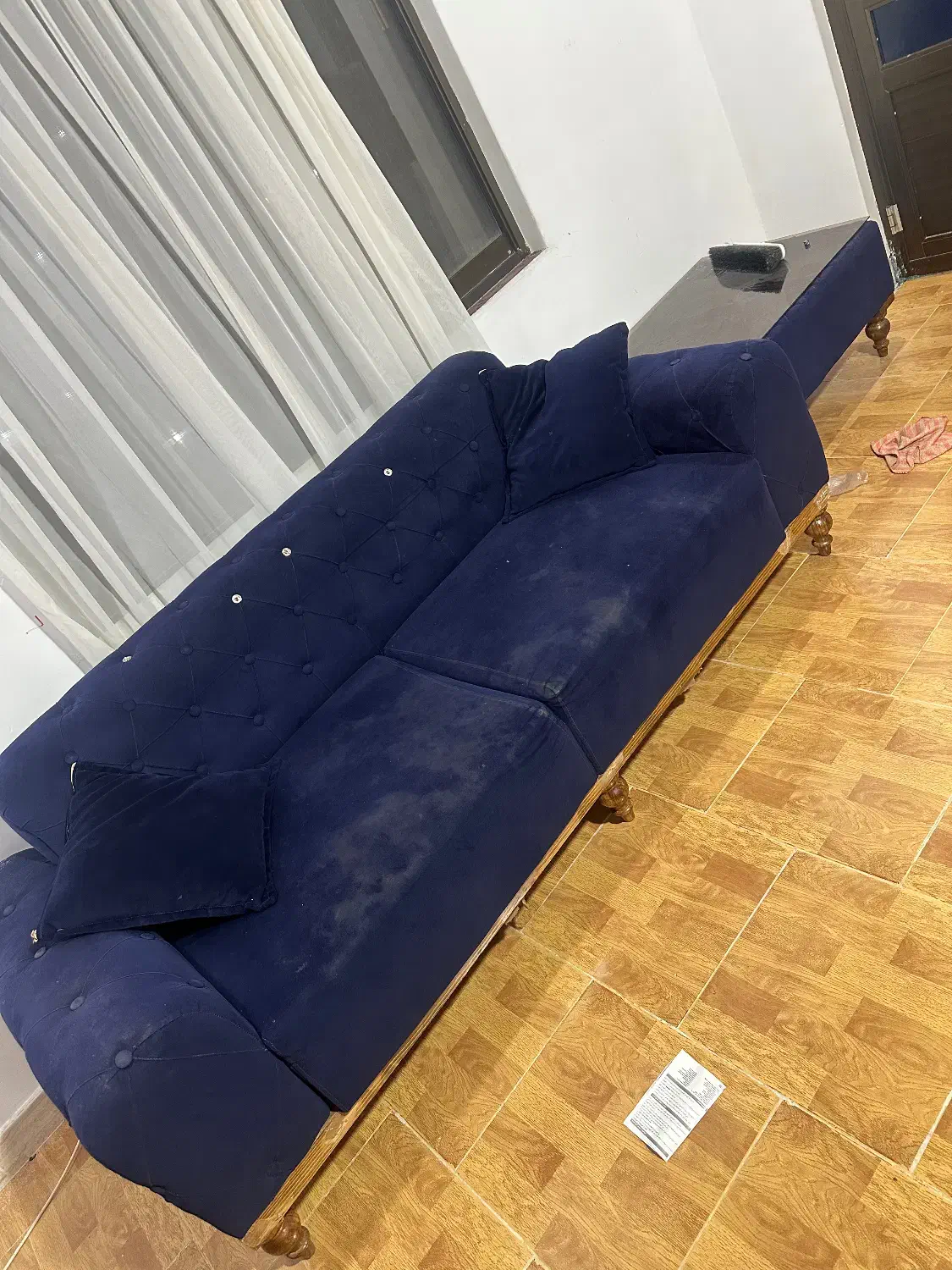 مبل هفت نفره به همراه میز و آیینه شمعدان|مبلمان خانگی و میز عسلی|رامسر, |دیوار