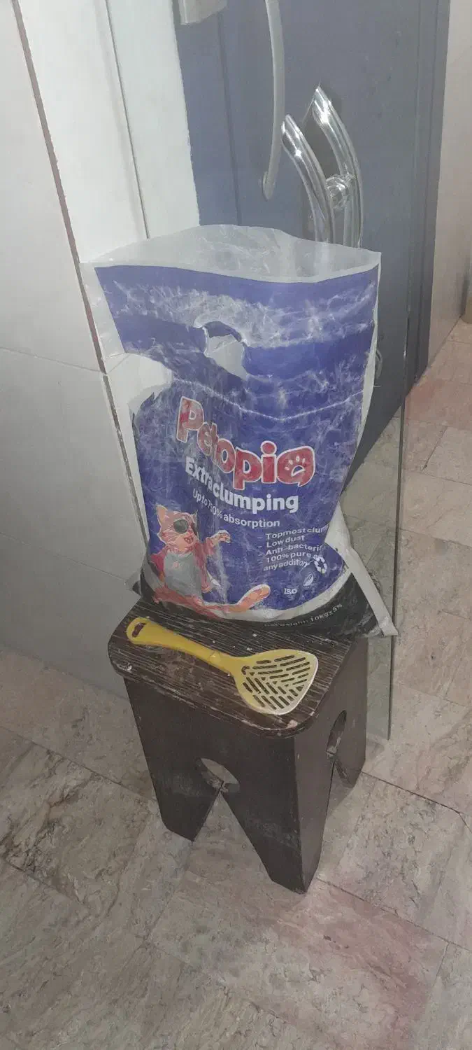 خاک گربه همراه بیلچه|لوازم جانبی حیوانات|ری, ظهیرآباد|دیوار