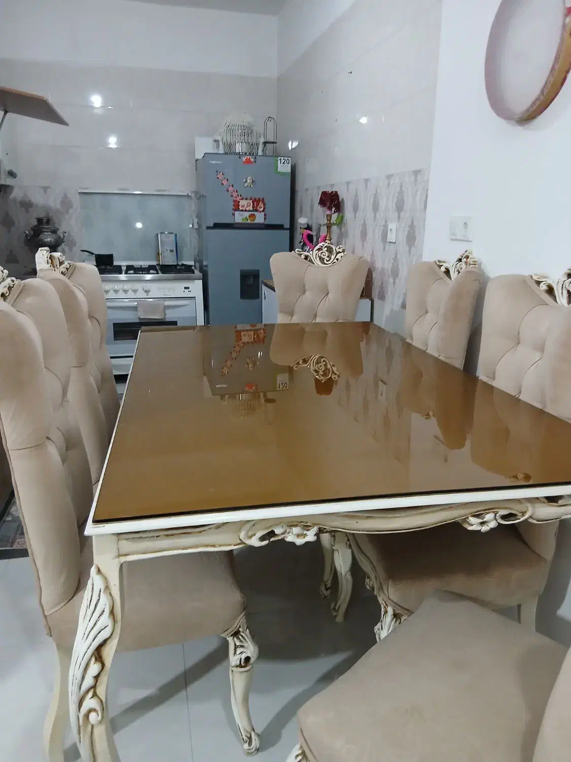 میزنهارخوری|میز و صندلی غذاخوری|چهارباغ, |دیوار