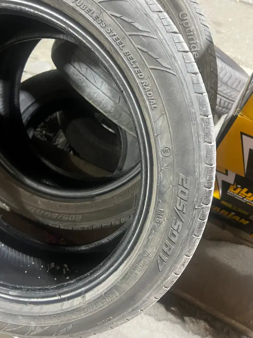 چهار حلقه لاستیک ۱۷-۵۰-۲۰۵|قطعات یدکی و لوازم جانبی|کرمان, |دیوار