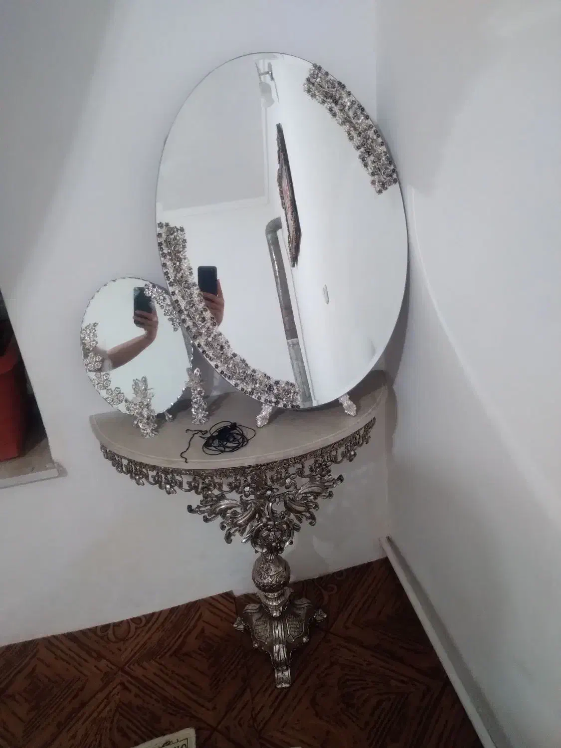 آیینه شمعدان|بوفه، ویترین، کنسول|مراغه, |دیوار