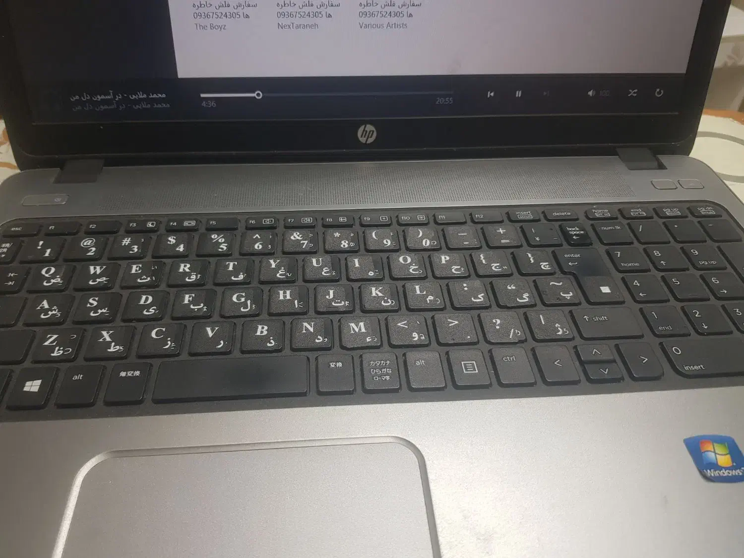 لپ تاب HP|رایانه همراه|تربت جام, حافظ|دیوار