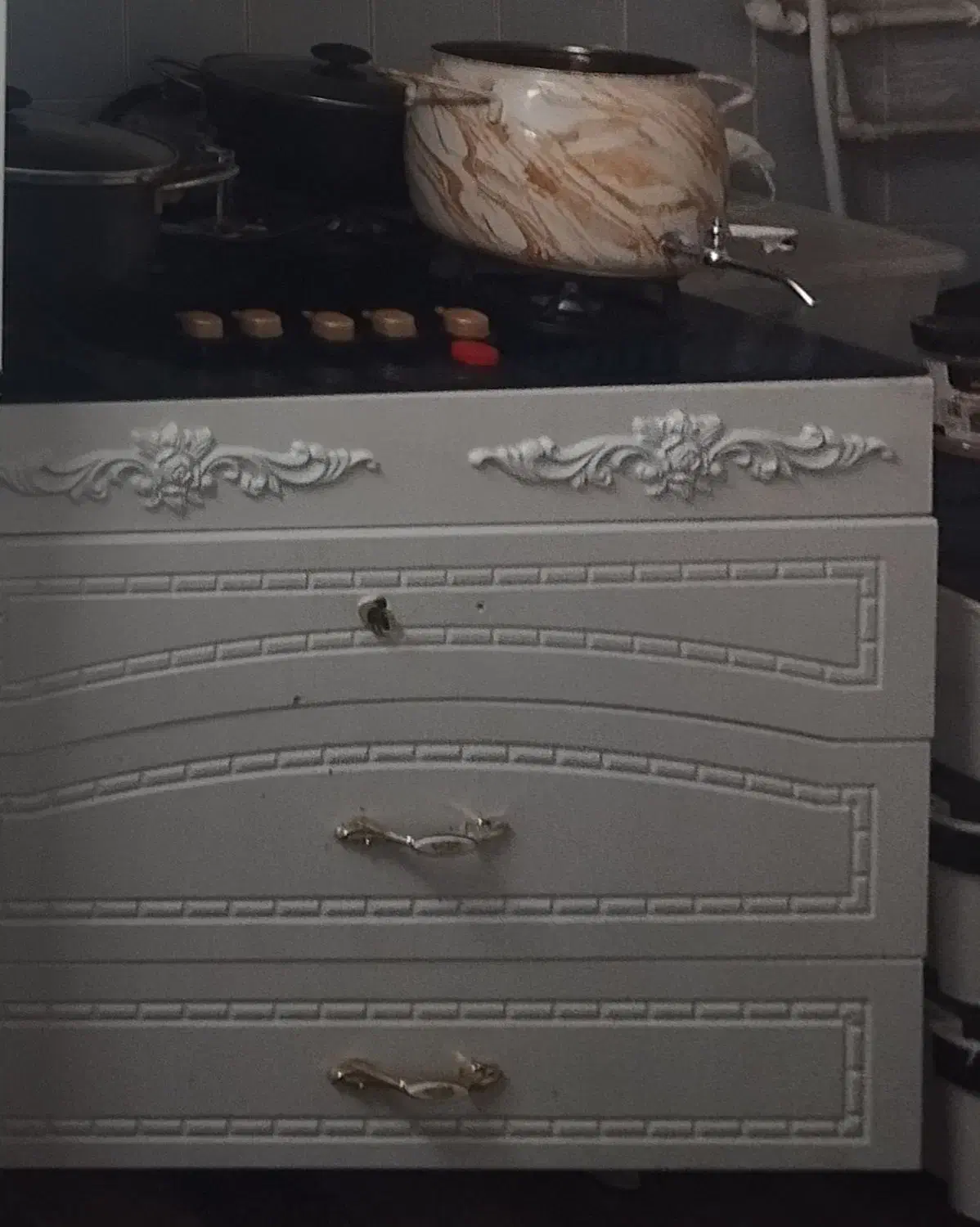 اجاق گاز ۵ شعله صفحه شیشه ای|اجاق گاز و لوازم برقی پخت‌وپز|ری, شهادت|دیوار