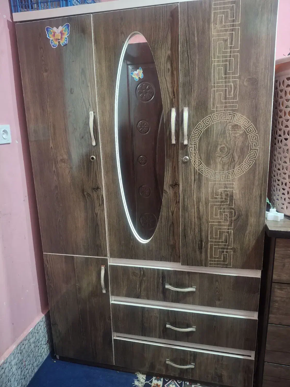 کمد لباس|جاکفشی، کمد، دراور|آزادشهر, |دیوار