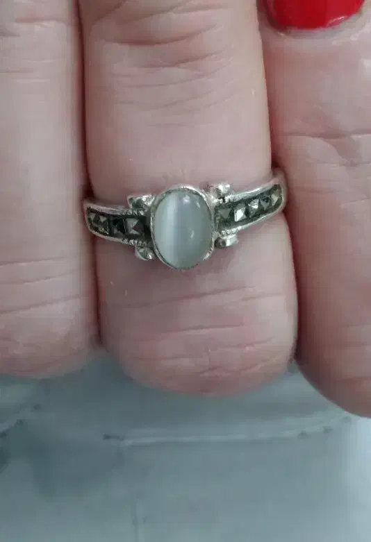 انگشتر نقره چشم ببر|جواهرات|تاکستان, |دیوار