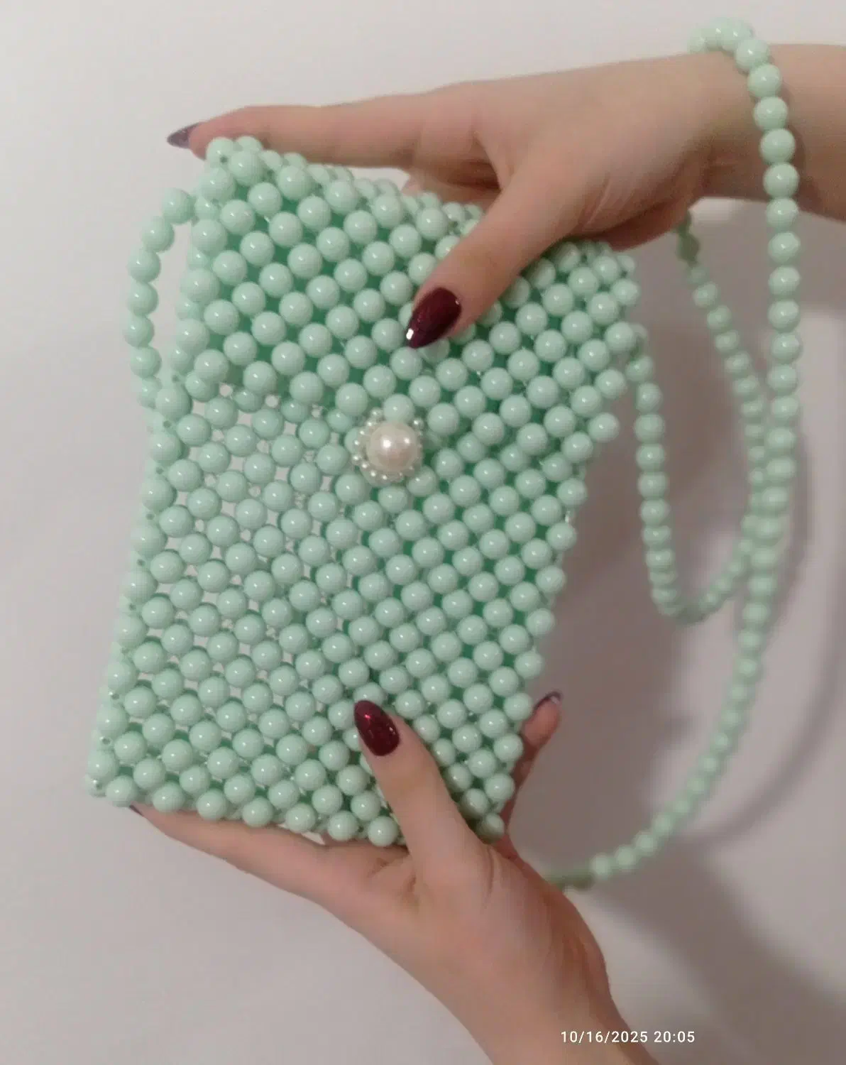 کیف گوشی مرواریدی|کیف، کفش، کمربند|کنگاور, |دیوار