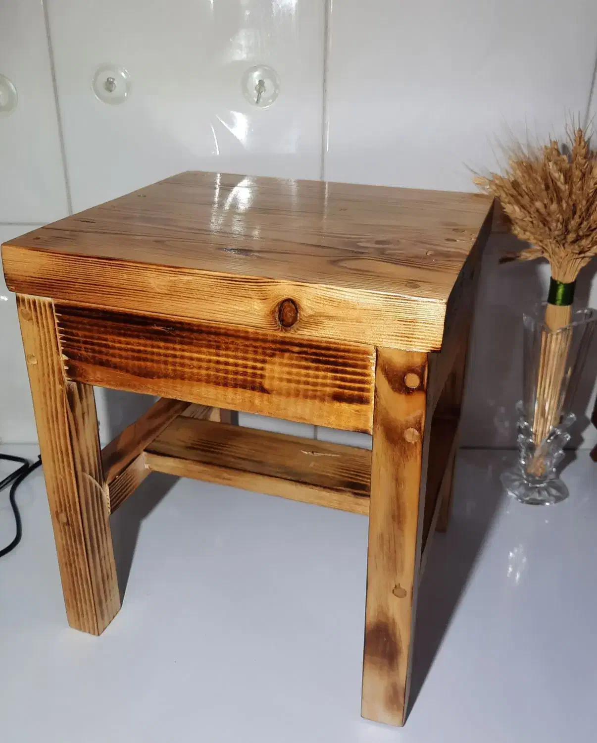 چهارپایه با چوب روسی|صندلی و نیمکت|بندر ماهشهر, |دیوار