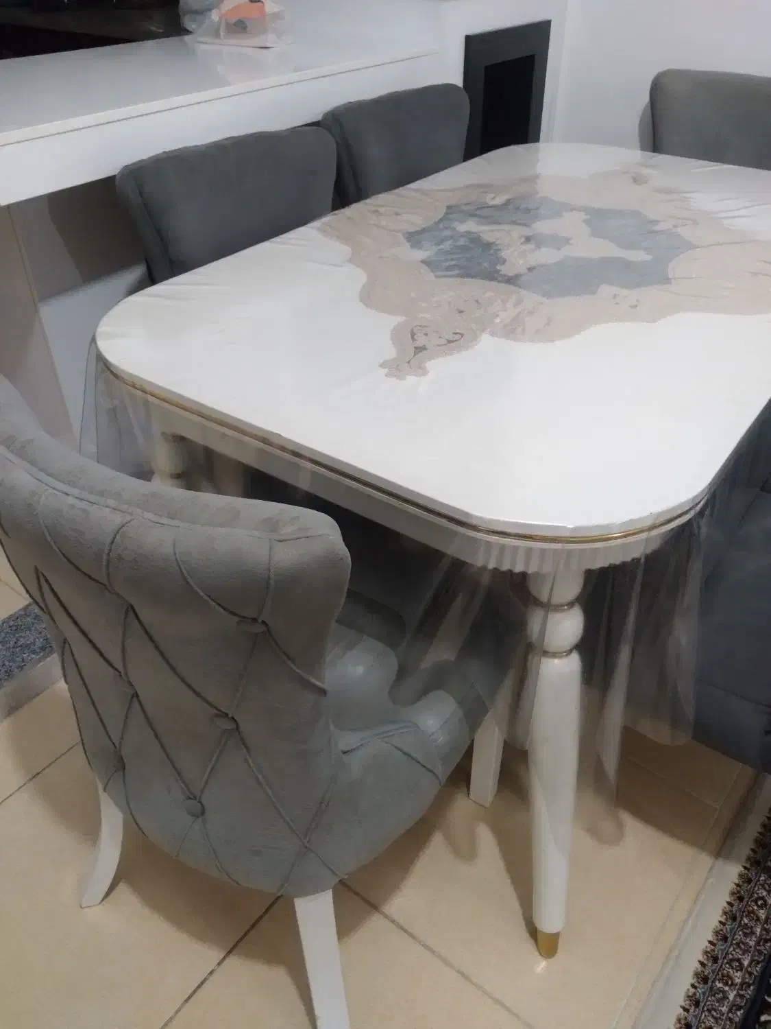 میز نهارخوری ۶ نفره کاملا سالم‌ودرحدنو|میز و صندلی غذاخوری|فسا, |دیوار