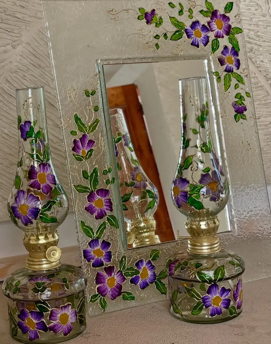 چراغ نفتی ویترای|لامپ و چراغ|اصفهان, باغ نگاره|دیوار