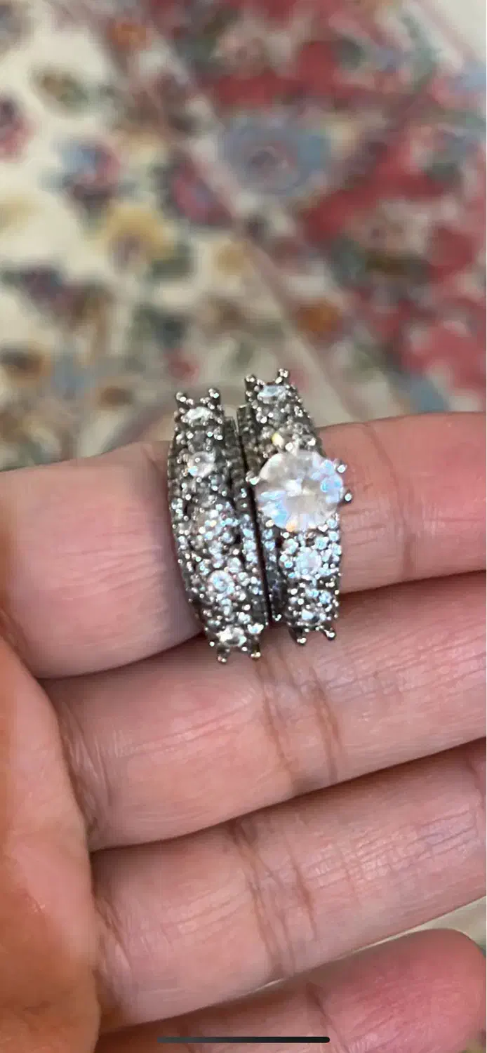 حلقه و پشت حلقه ای استیل|جواهرات|قم, زنبیل آباد|دیوار