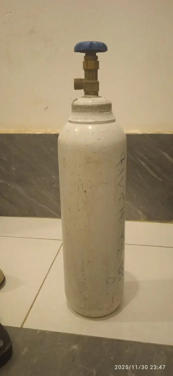 کپسول اکسیژن 5کیلوی فروشی|پزشکی|زرقان, |دیوار