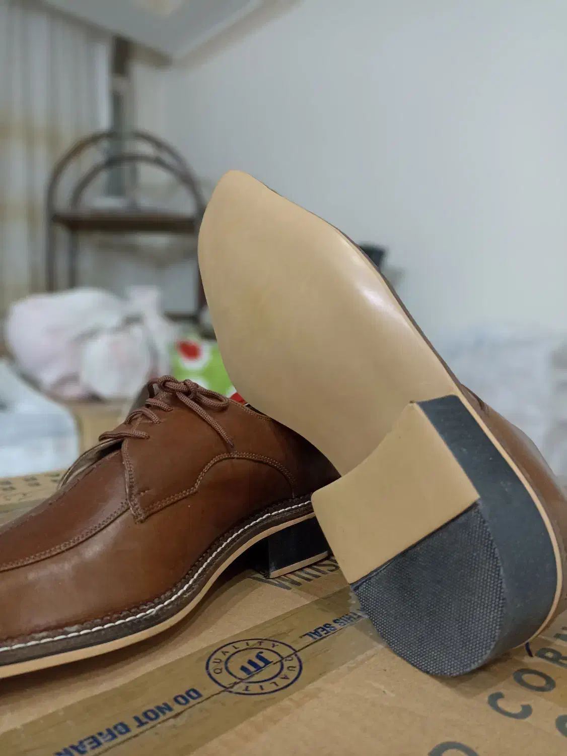 کفش چرم تبریزاورجینال|کیف، کفش، کمربند|سبزوار, قائم|دیوار