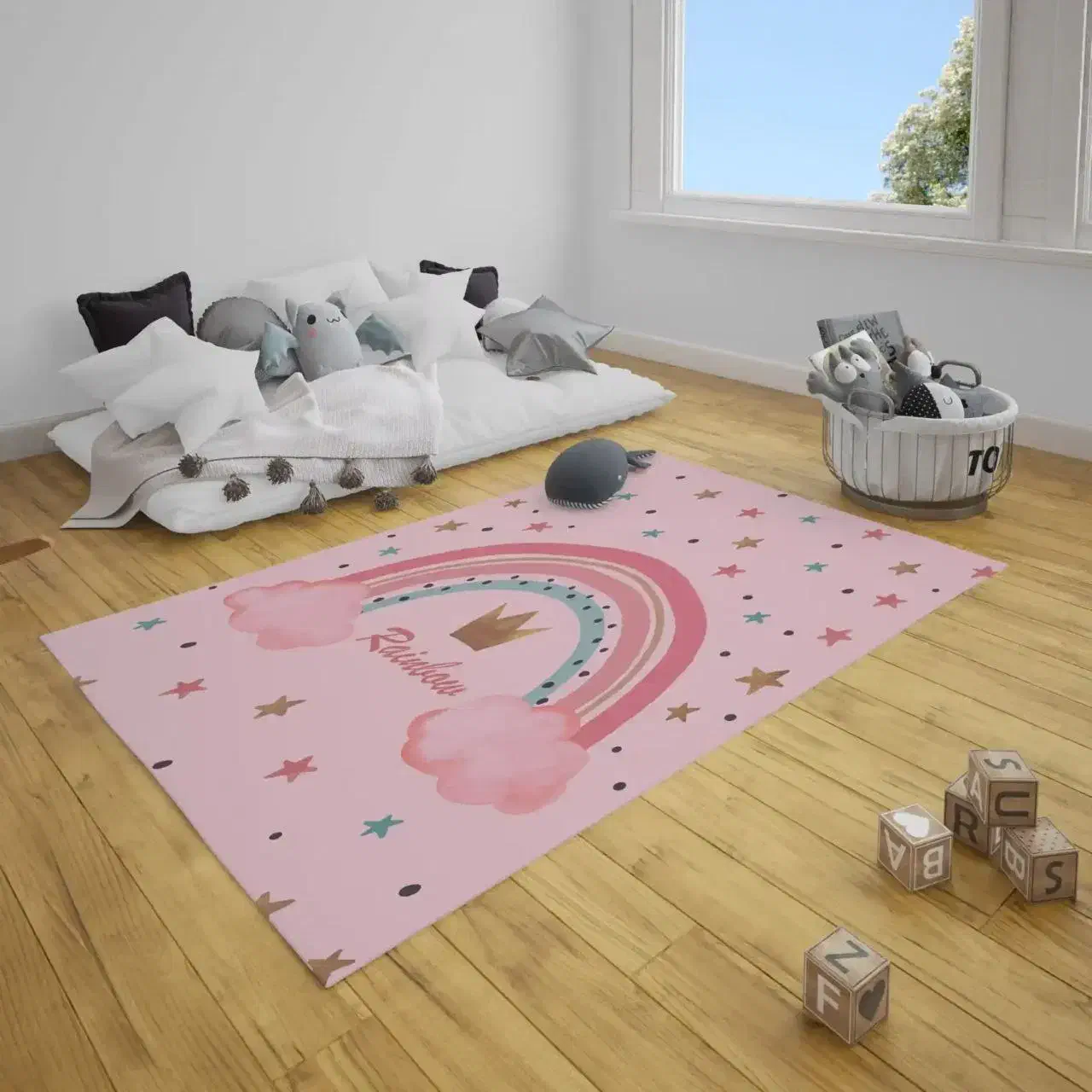 فرشینه مخملِ کودک با پشت چرم با تخفیف ویژه|فرش|تهران, مدائن|دیوار