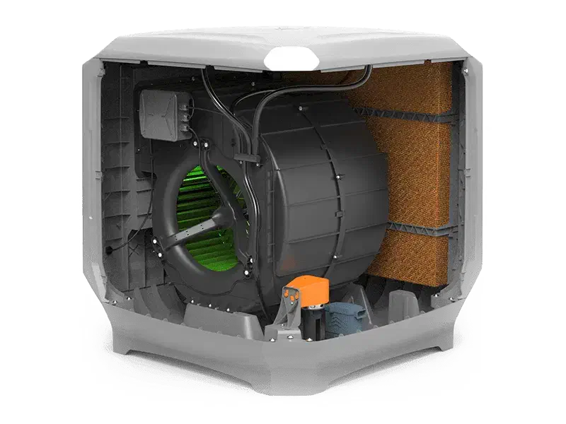 کولر پلیمری 4 هزار ایرومکس|کولر آبی|نجف‌آباد, باغ ملی|دیوار