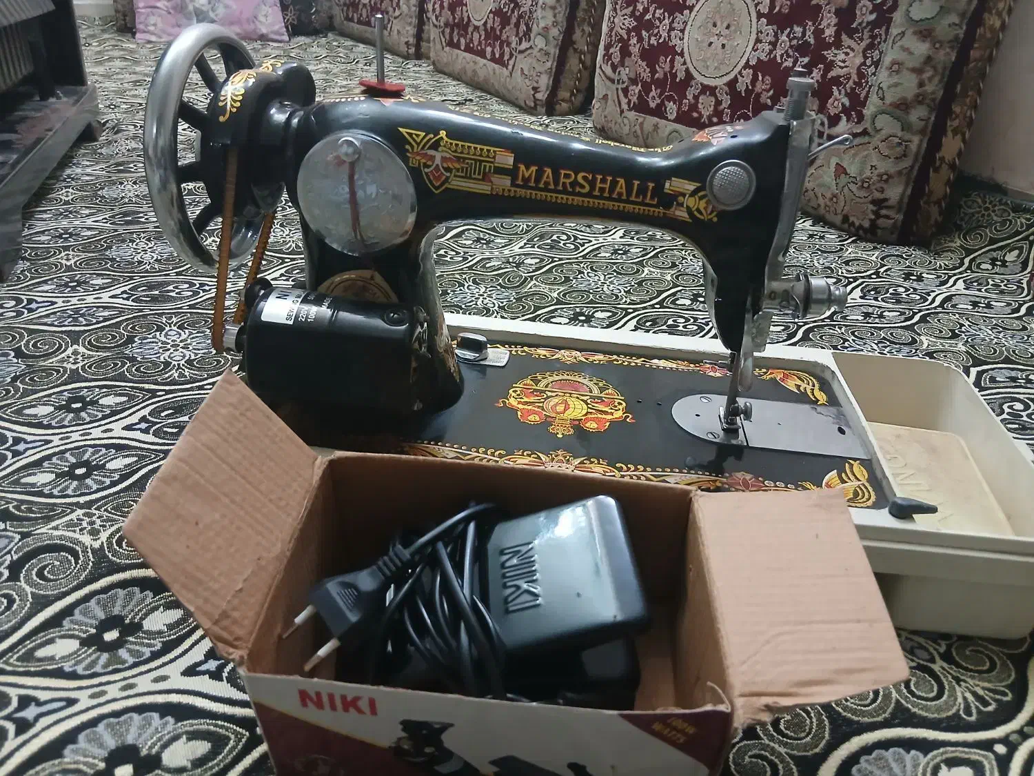 چرخ خیاطی برقی مارشال دوشیر نشان|چرخ خیاطی و ریسندگی|اسلامشهر, شهرک محمدیه|دیوار