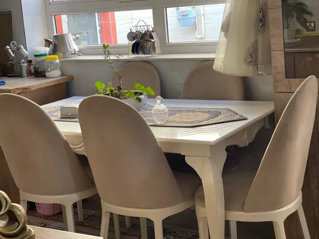 غذا خوری ۶ نفره +مبل راحتی ۱۰ نفره|مبلمان خانگی و میز عسلی|میاندوآب, |دیوار