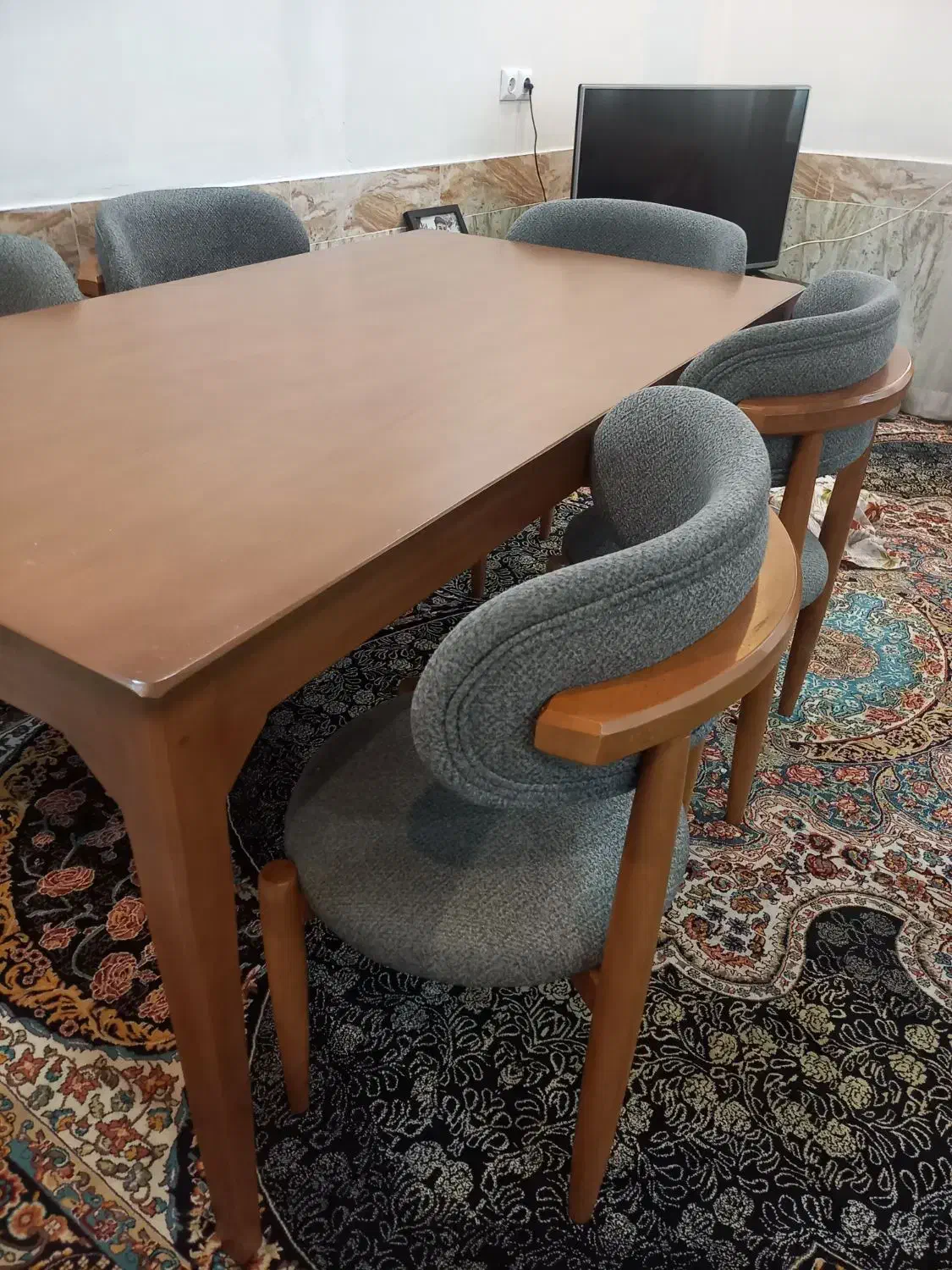 میز ناهار خوری 6 نفره|میز و صندلی غذاخوری|گرگان, |دیوار